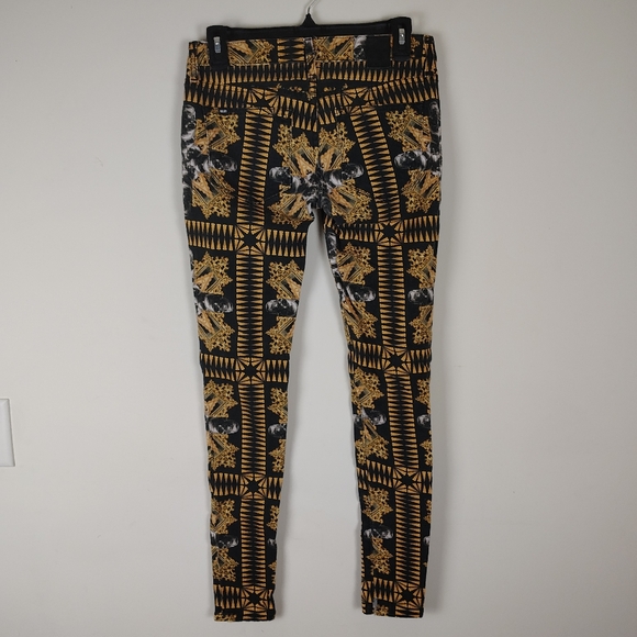 Goth Punk Skull Skinny Jean Pants - Picture 8 of 12